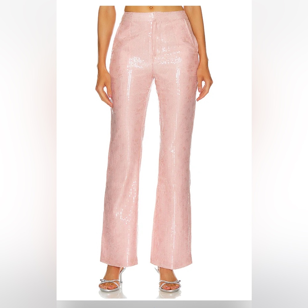 Kim Shui Pink Pailette Pants size M